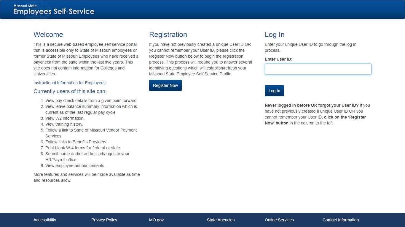 Home - ESS Portal